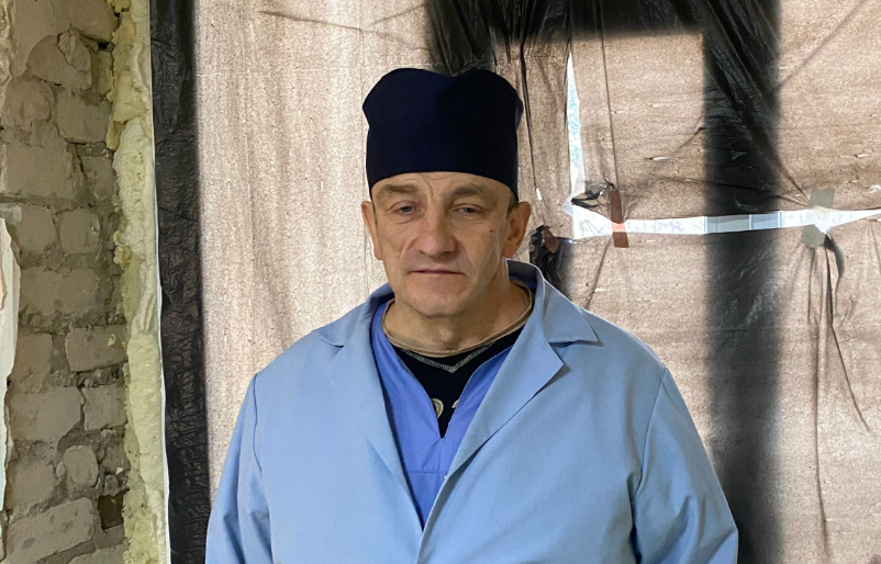 Yuriy Kuznetsov, trauma surgeon in Ukraine
