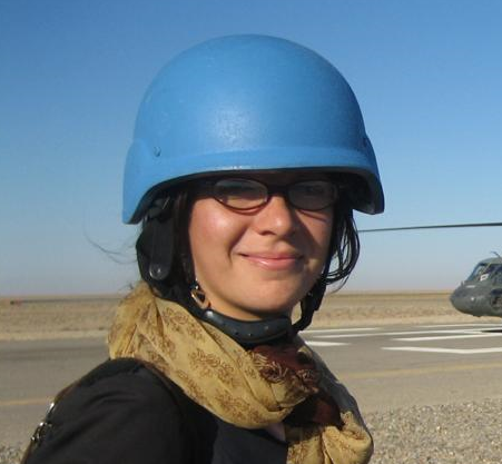 Elpida Rouka, a UN aid worker who was in Baghdad during the bomb attack in 2003