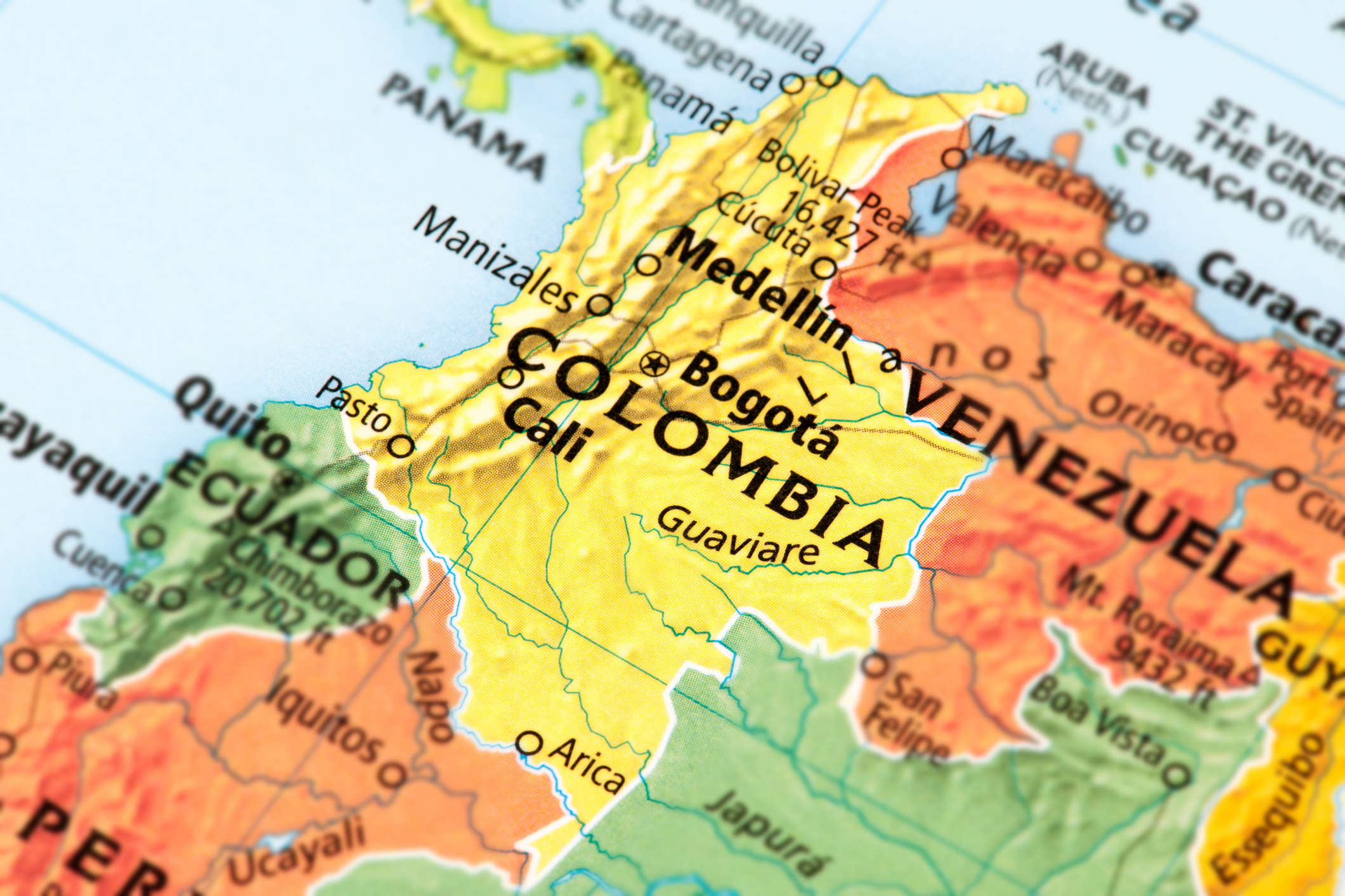 Mapa de Gran Colombia
