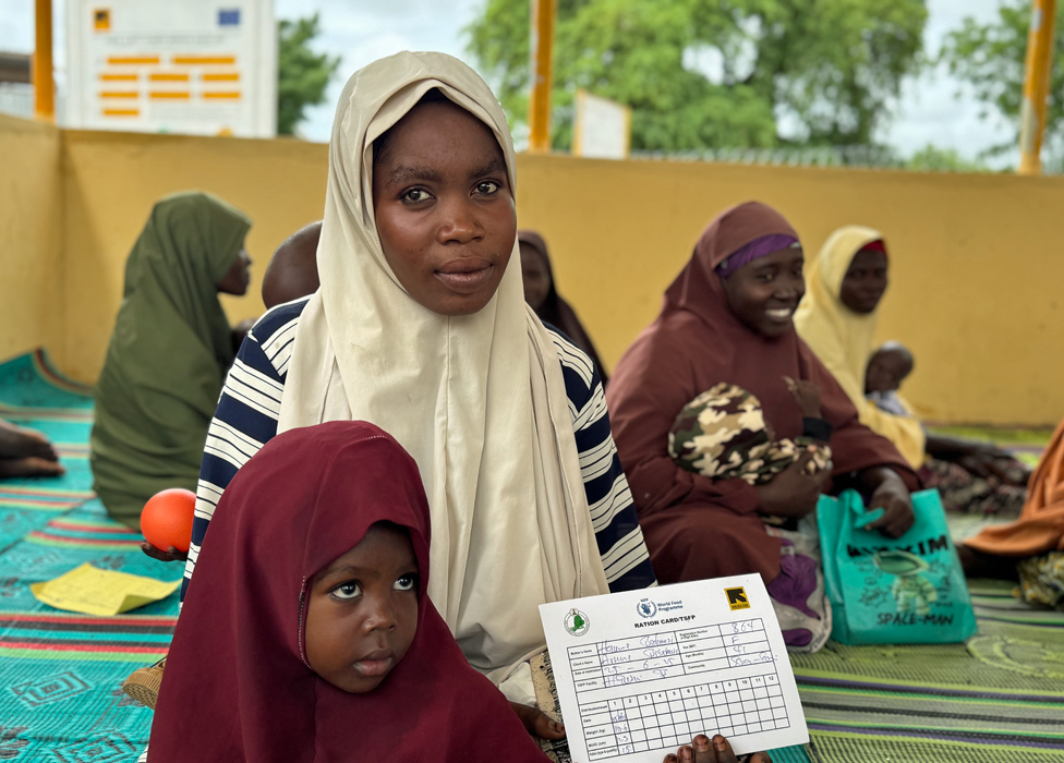 Hauwa Badamasi and her daughter Amina