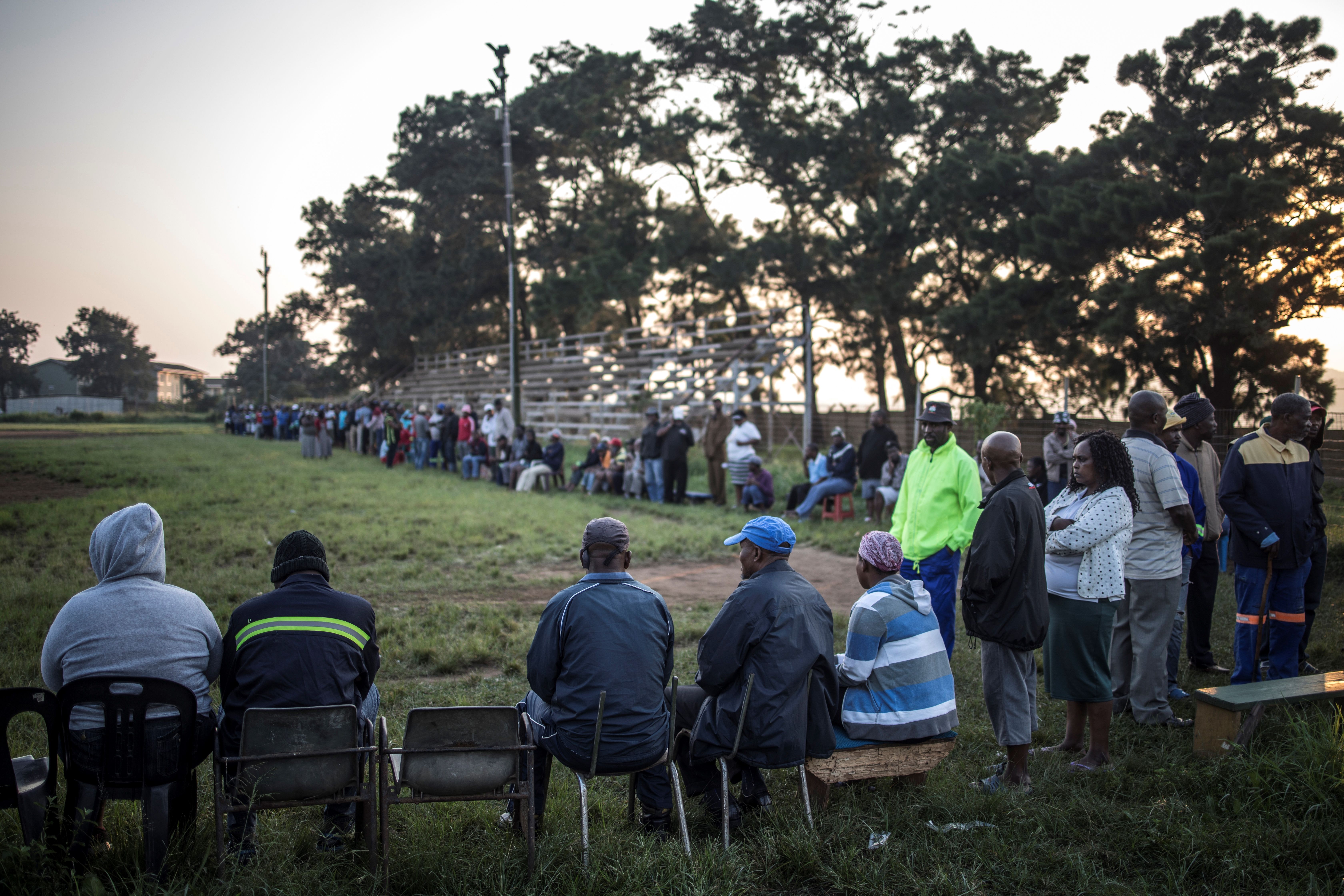 Wapiga kura, Afrika Kusini 