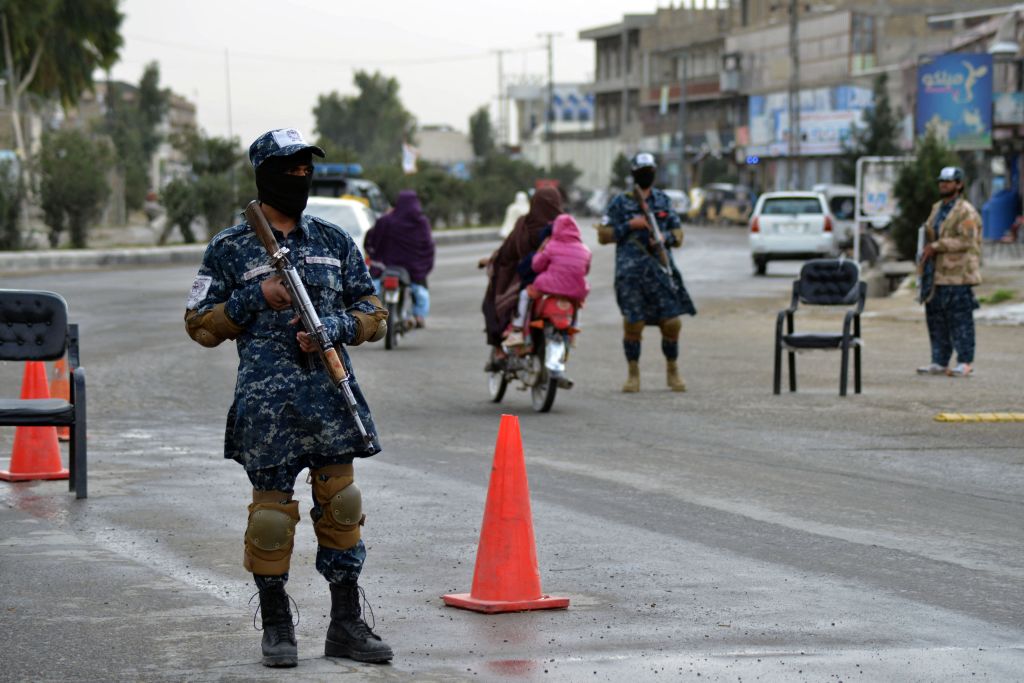 Taliban fighter in Kandahar, Afghanistan, February 2022