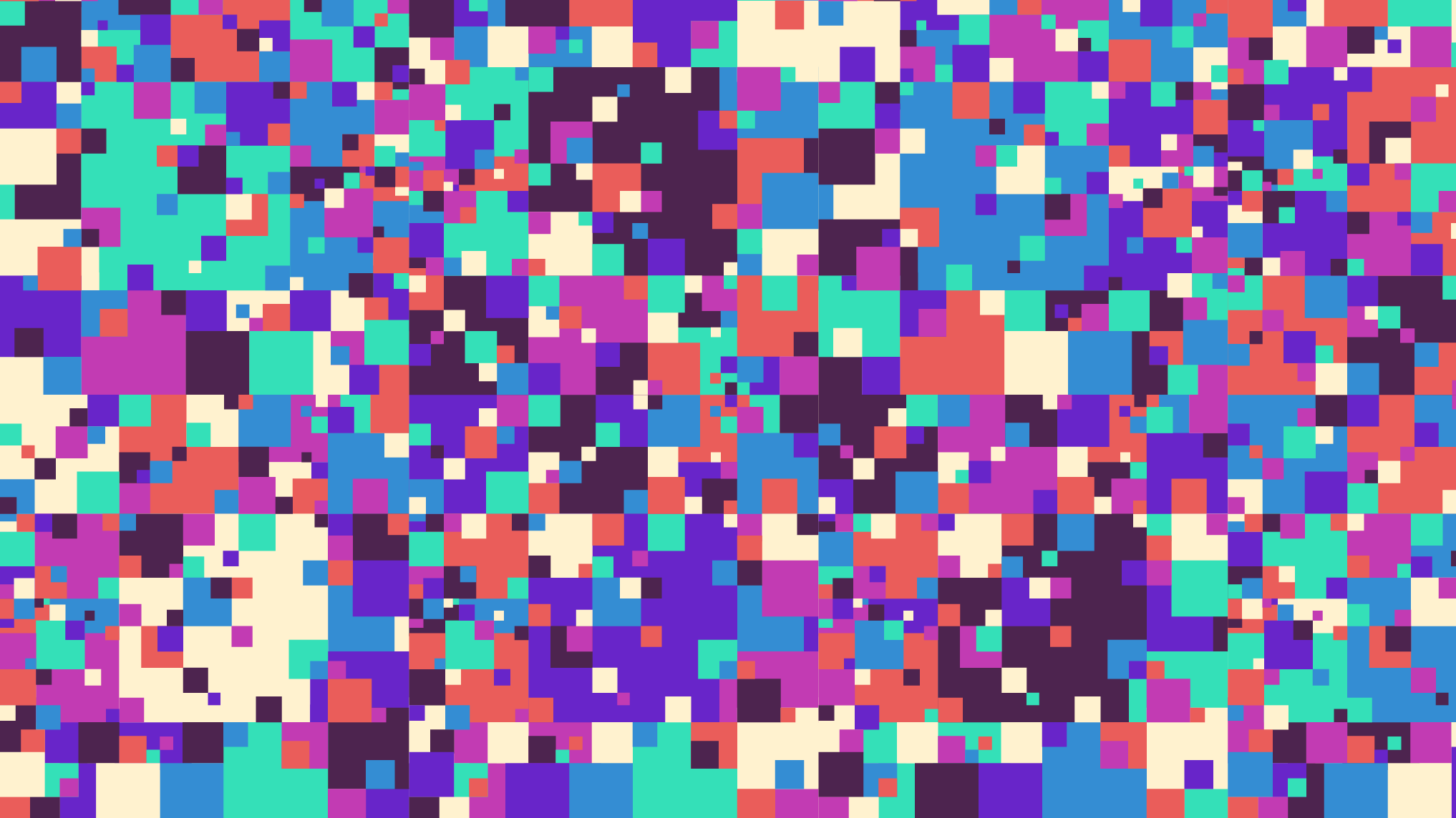 Píxeles de colores 
