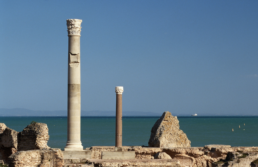 Ruínasbet 135Cartago, na Tunísia