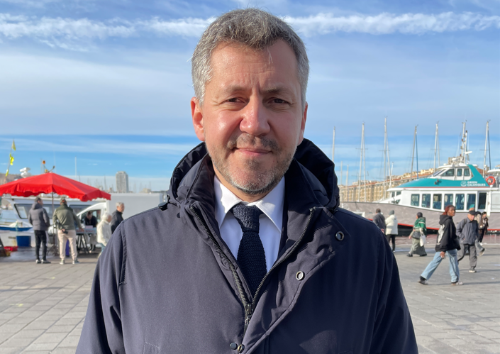 Franck Allisio, MP for the populist, far-right National Rally party, and a prospective mayoral candidate in Marseille