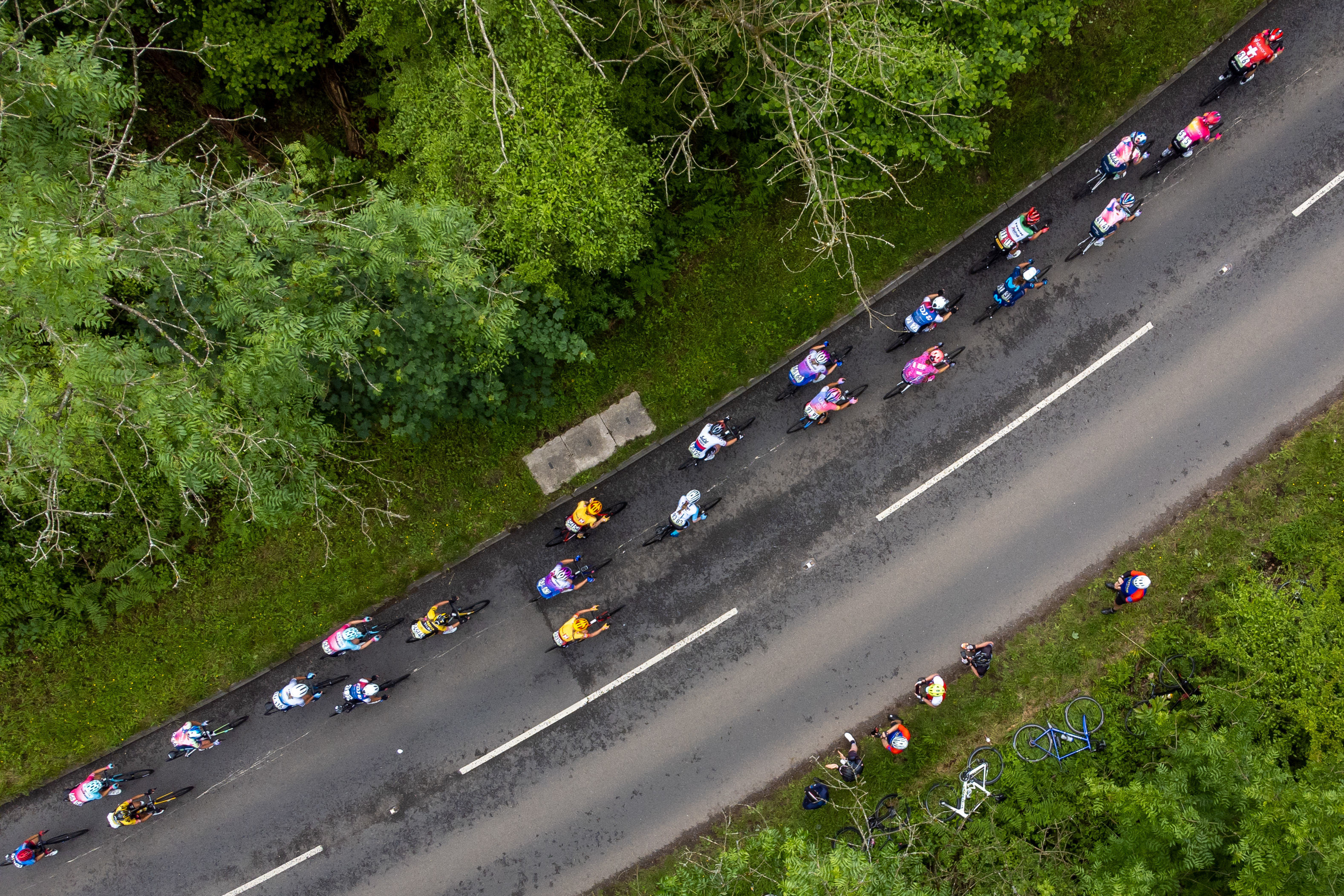 Cyclists in Gloucestershire