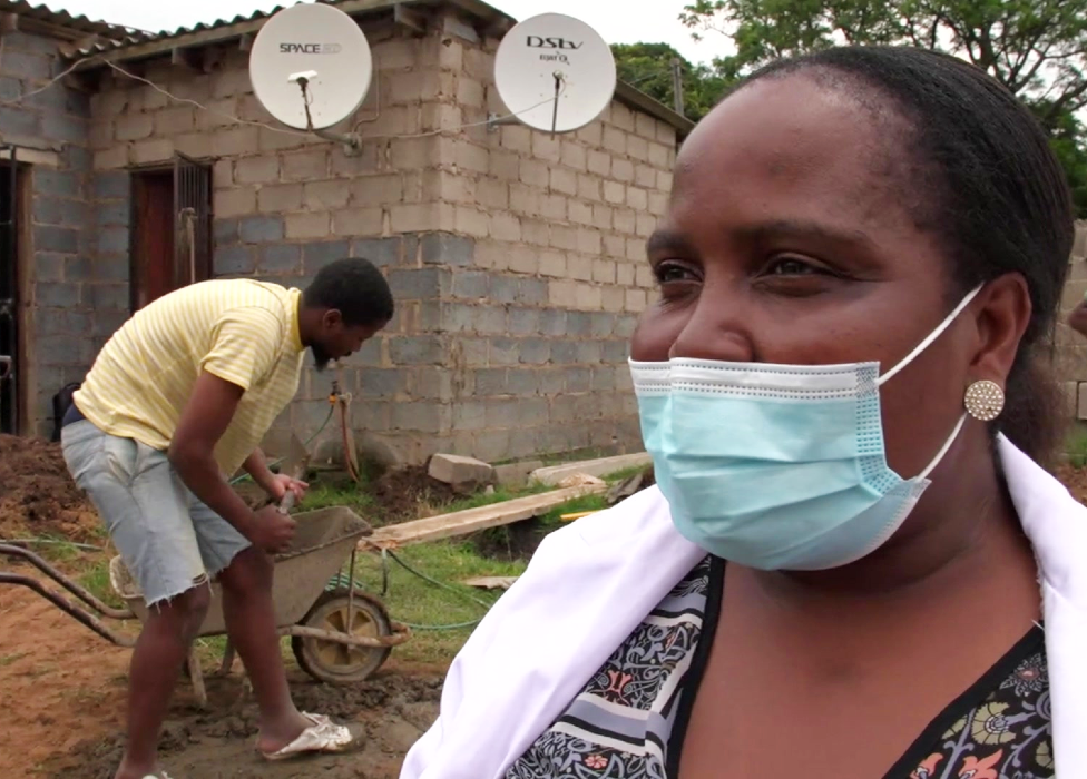 Ivy Kaunda in Umlazi district, south of Durban, South Africa