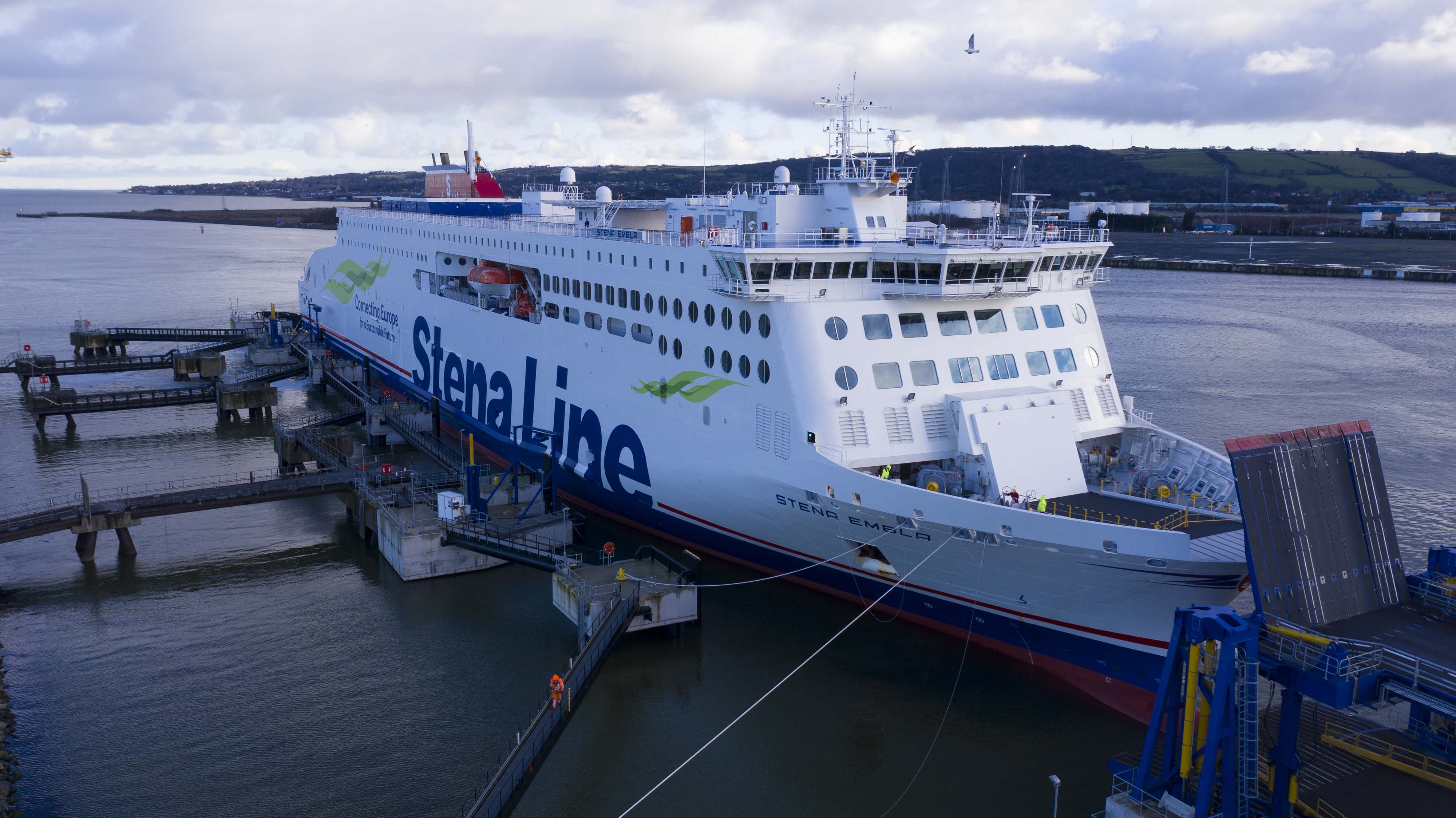 Stena Line ferry on the Rosslare to Cherbourg route