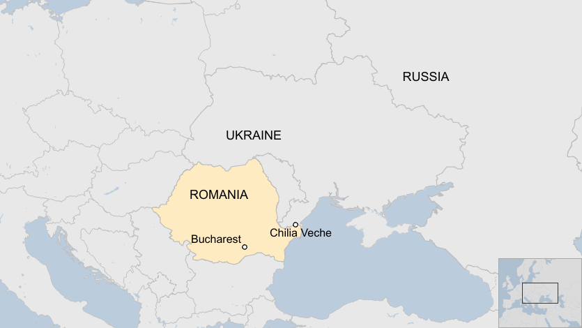 russian drone romania