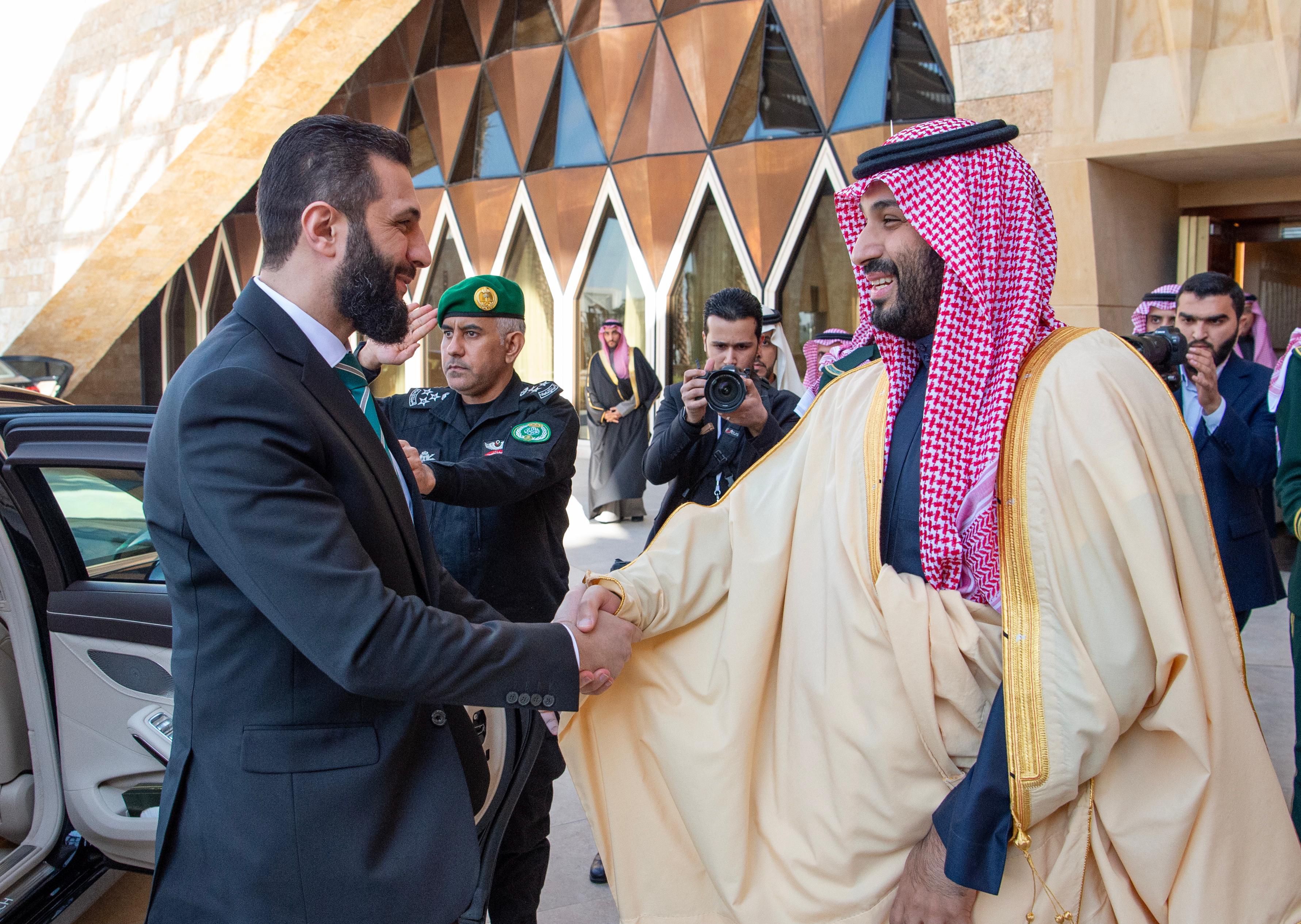 Al-Sharaa and Mohammad bin Salman