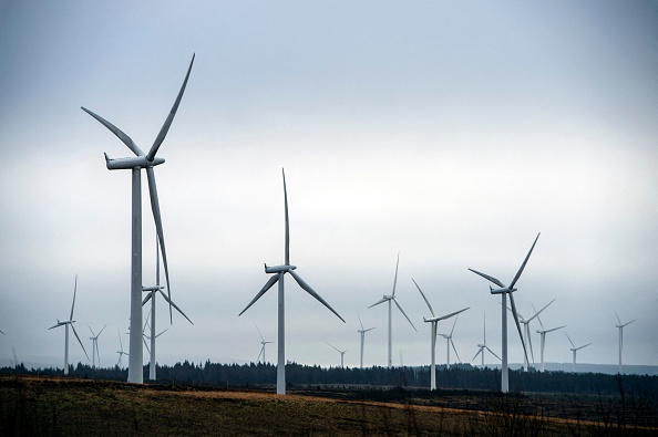 A wind farm in Scotland