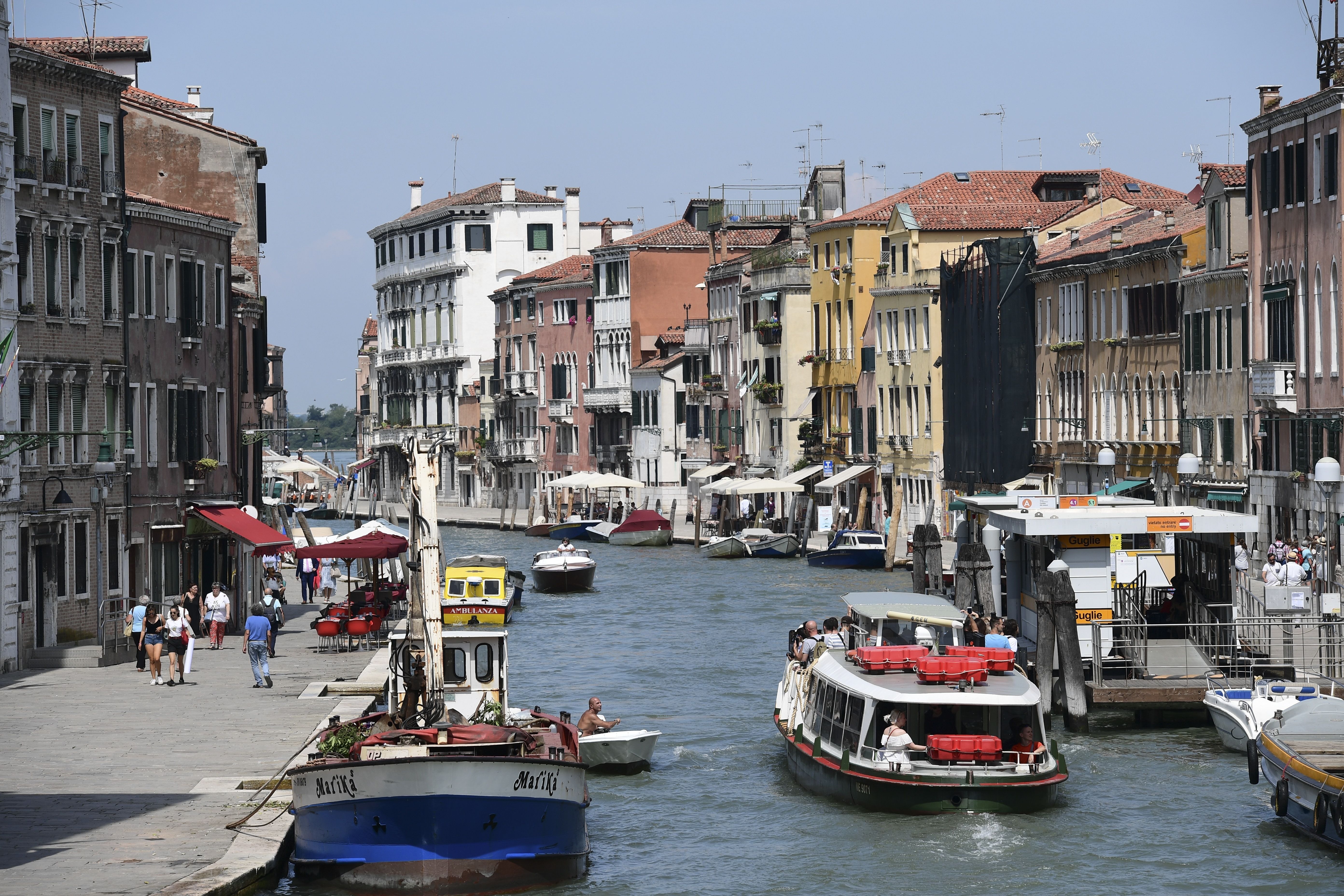 Venice  Cannaregio canal July 2019