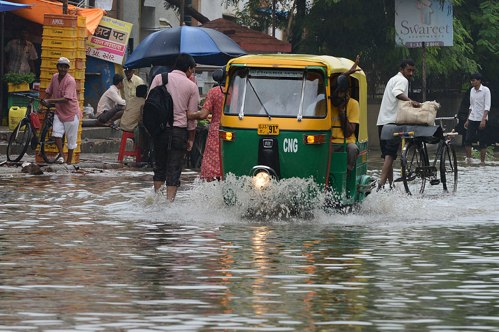 પાણીમાં રિક્ષા