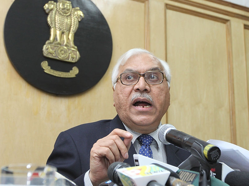 Former Chief Election Commissioner S Y Quraishi announcing the dates for the Assembly elections in 2011.