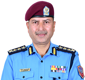 Nepal Police spokesperson Bishwa Adhikari