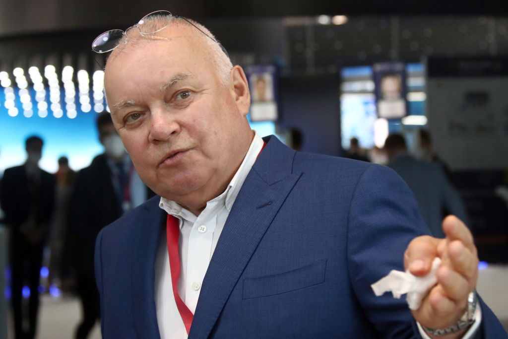 Rossiya Segodnya news agency general director Dmitry Kiselev at the 2021 St Petersburg International Economic Forum (SPIEF 2021)