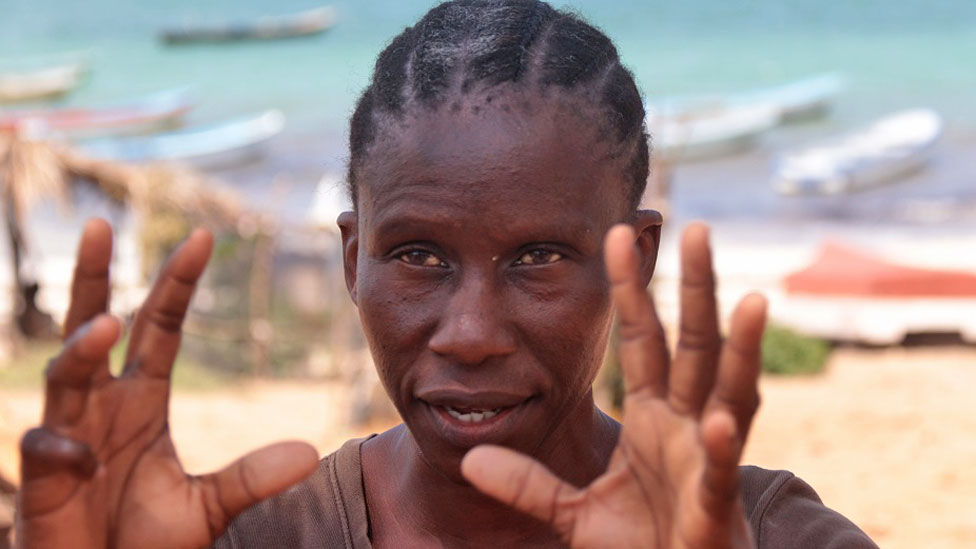 Eunice Katana, a resident in Takaye village in Kilifi county