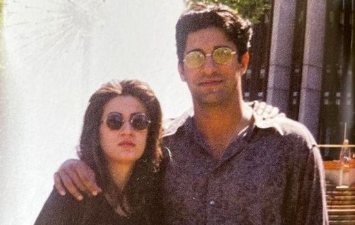 वसीम अकरम अपनी पत्नी हुमा अकरम के साथ