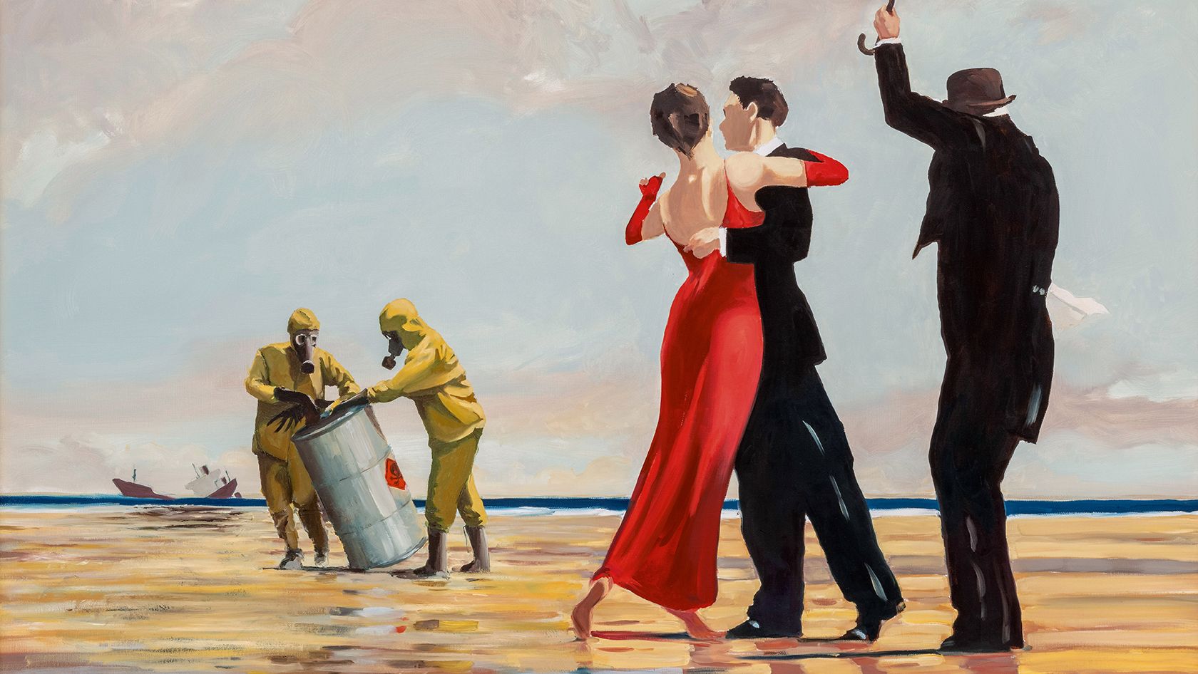 Banksy take on Scottish artist Vettriano's work sells for £4.3m