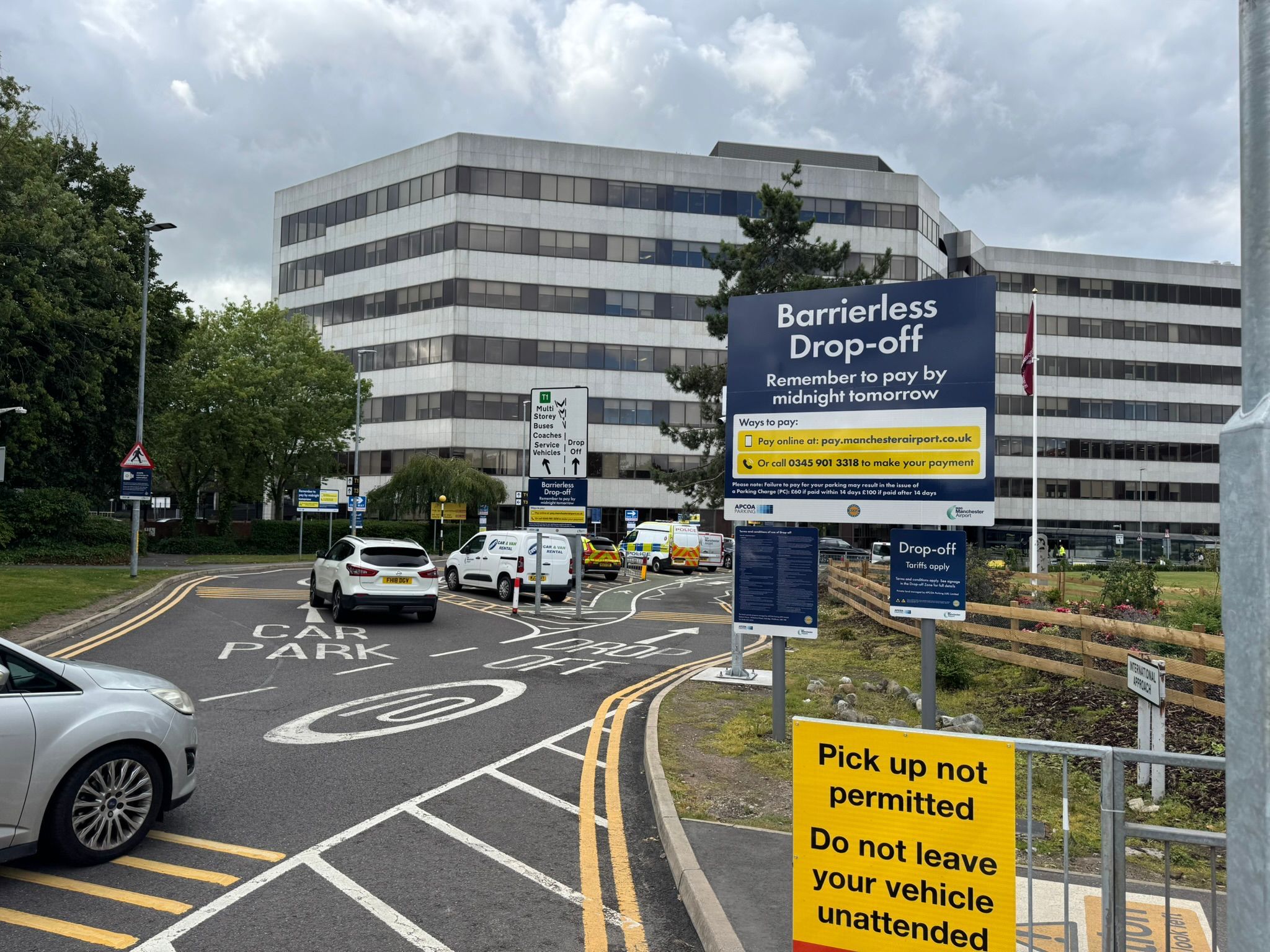 Manchester Airport scraps barriers at Terminal 2 car park