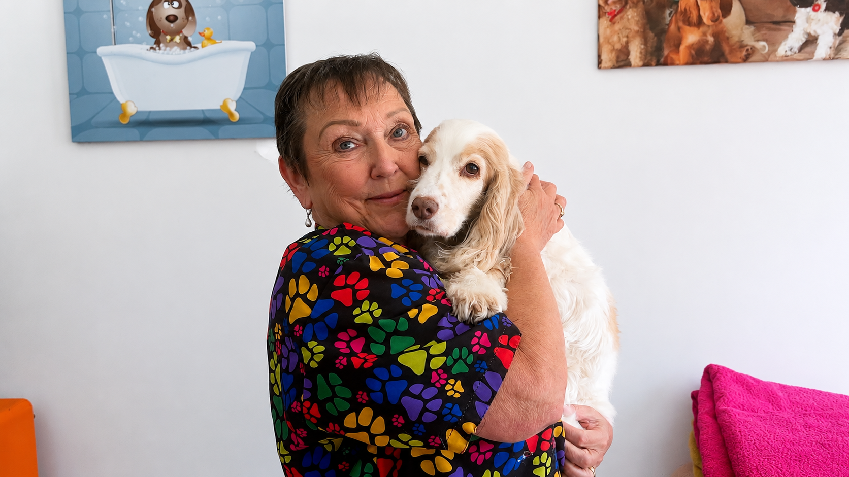 Marion had to put her dog grooming business on hold when she was diagnosed with lung cancer.