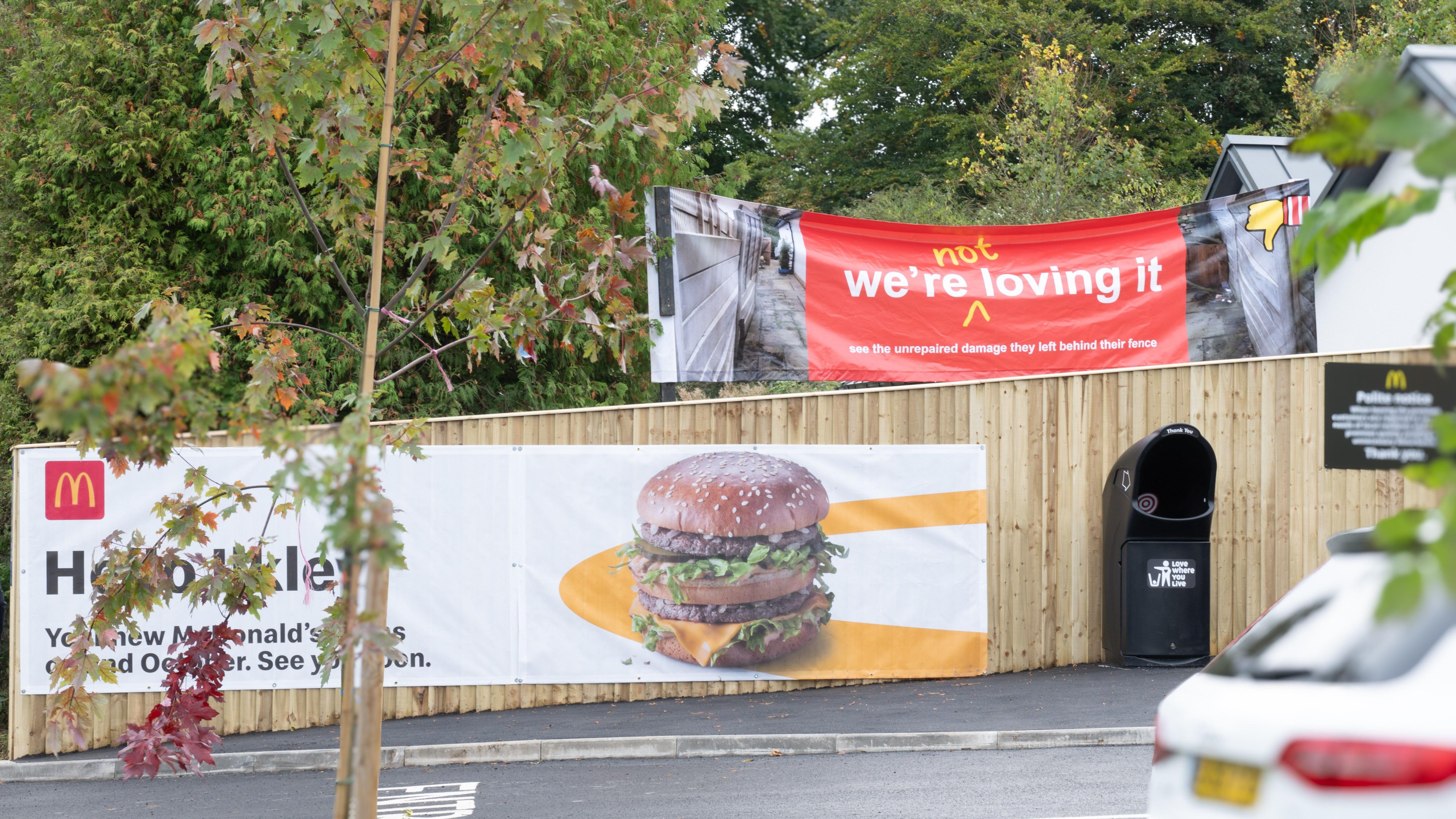 Ilkley McDonald's neighbours say they are 'not loving it'
