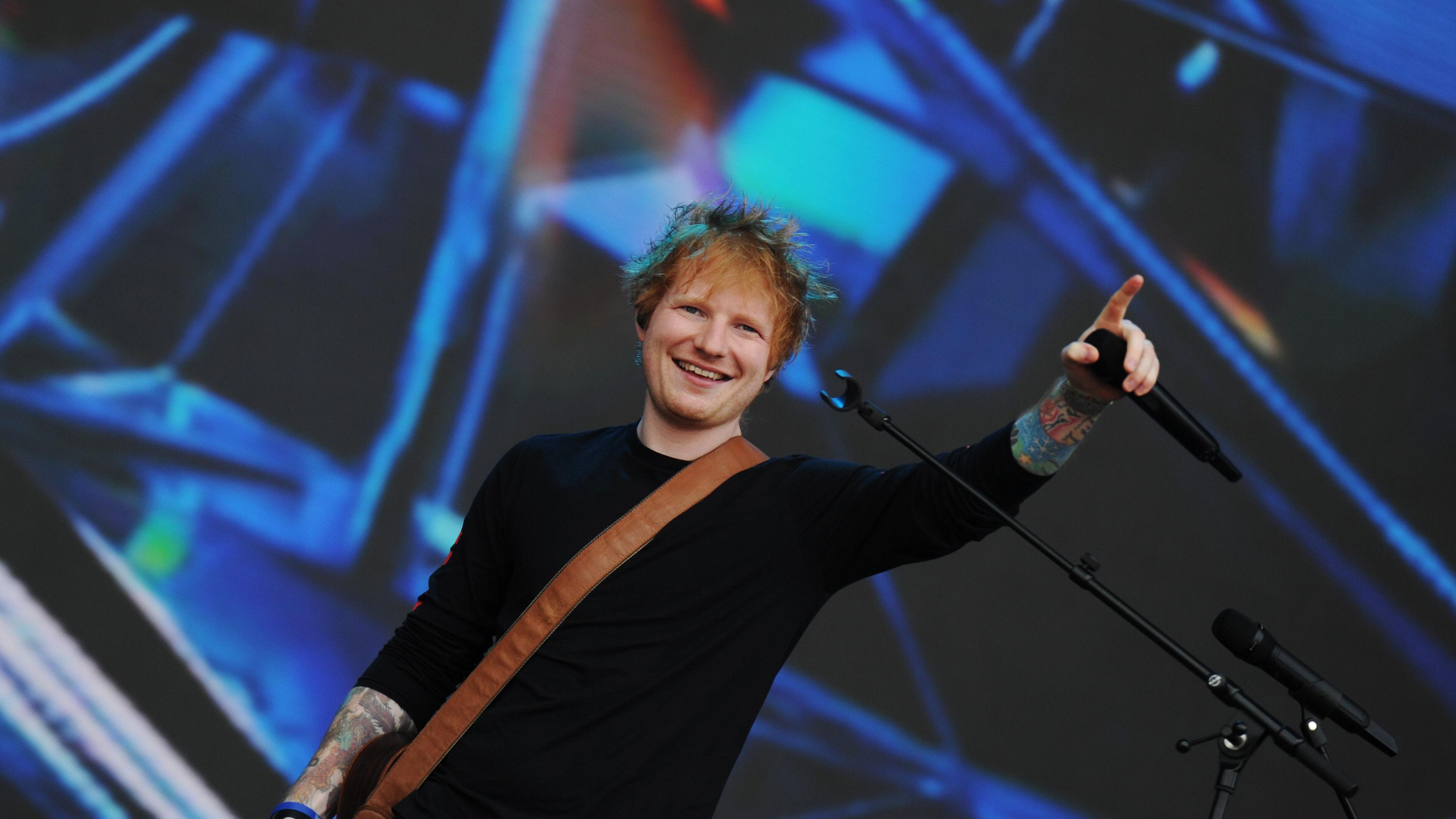 Ed Sheeran's guitar and Ipswich Town shirts to be auctioned off