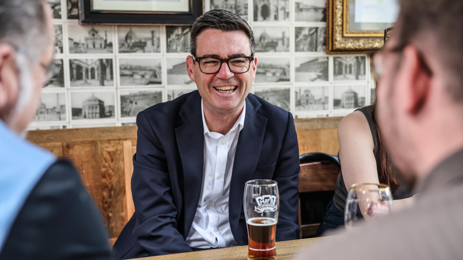 Andy Burnham says 20% business rates cut for English pubs a first step - BBC News
