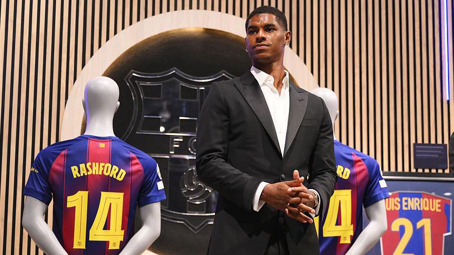 Manchester United news: Marcus Rashford unveiled at Barcelona