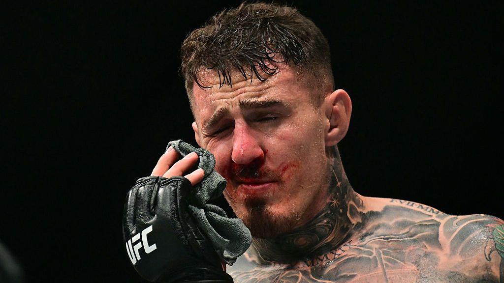 UFC 321 results: Tom Aspinall retains heavyweight title in no contest after eye  poke from Ciryl Gane - BBC Sport