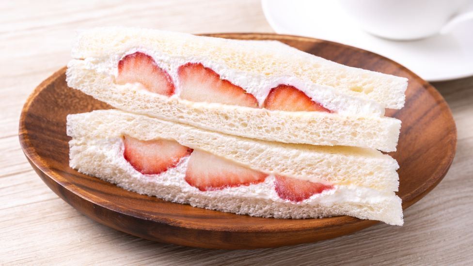 M&S strawberries and cream sandwich: Japanese fruit sando hits