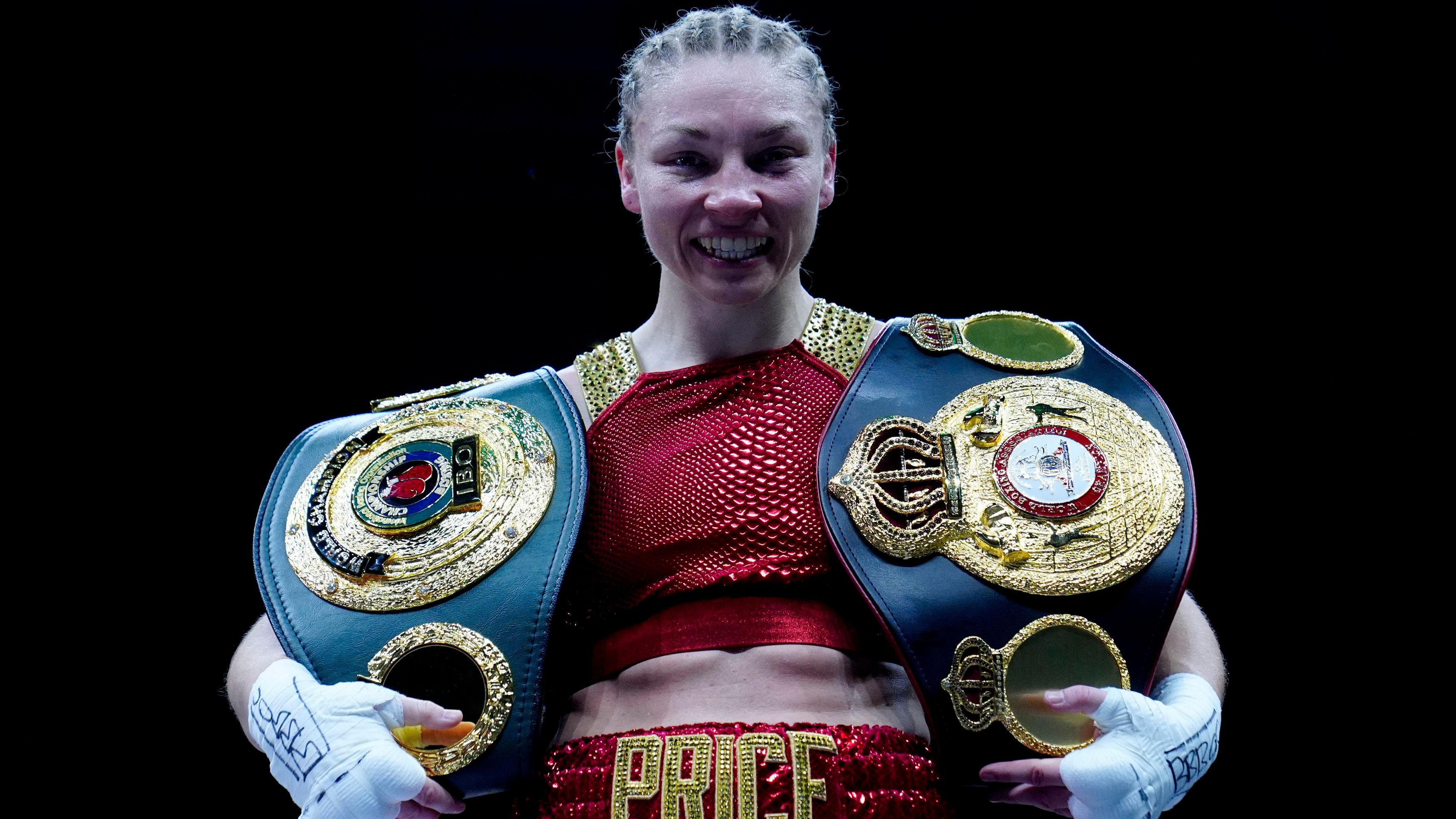 Nos Galan: World champ boxer Lauren Price is 2024 mystery runner