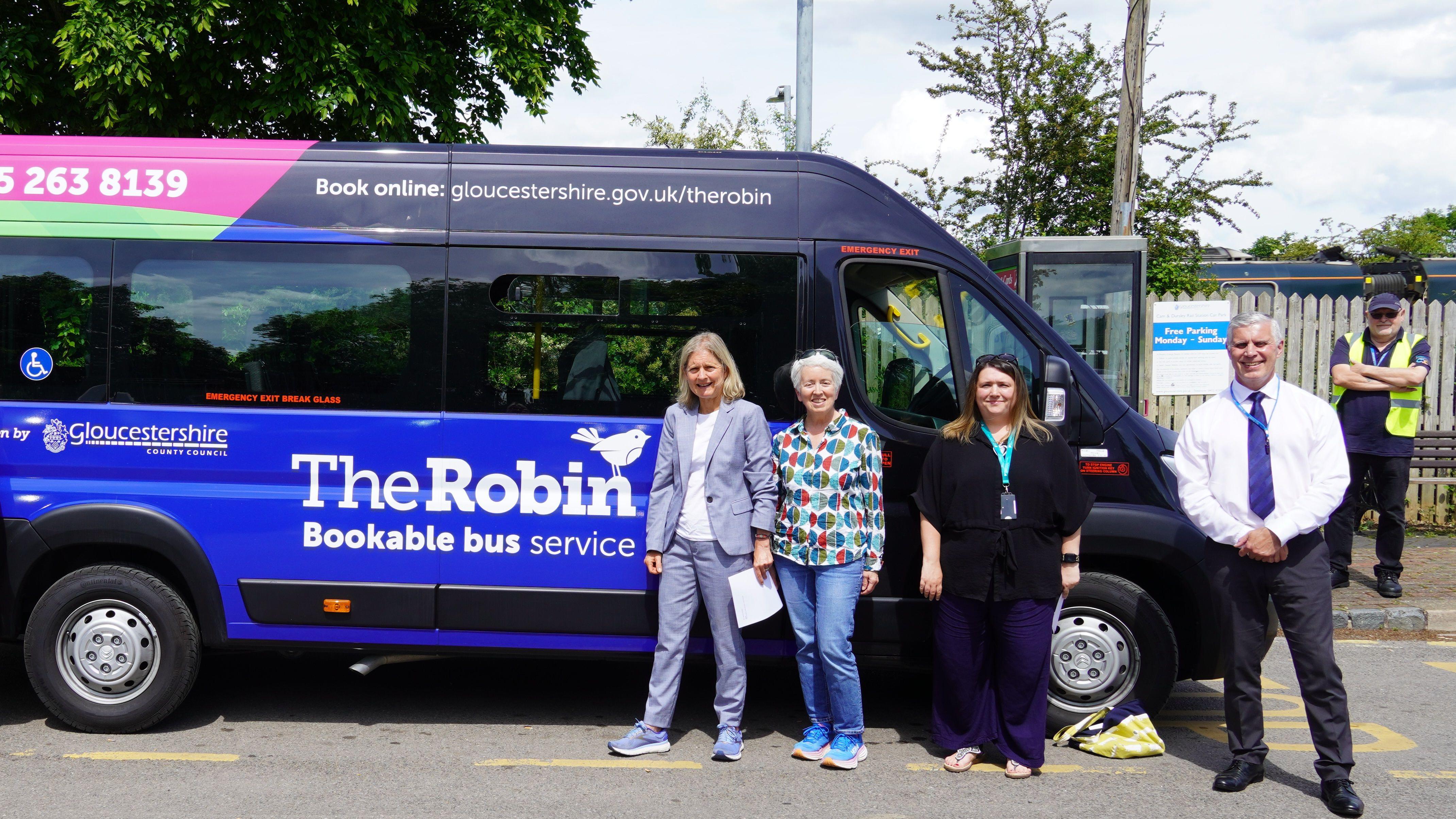 The Robin bookable bus service expands into new areas - BBC News