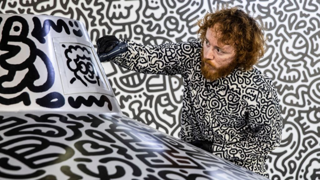 ED1000 Mr Doodle X Shem Rock リトグラフ Mr Doodle: Documentary made about Kent artist