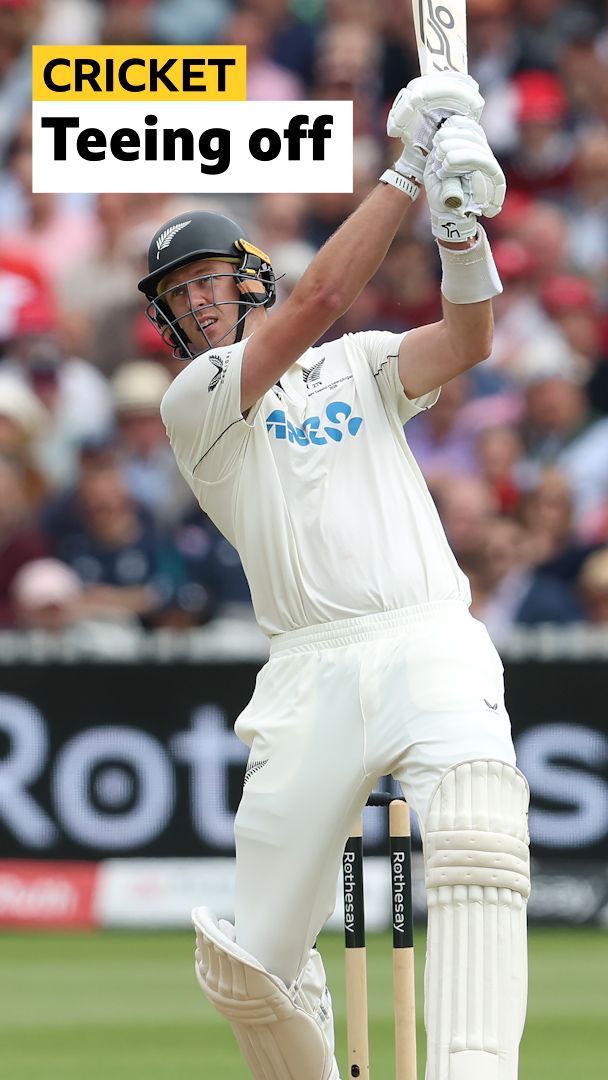 Bit of Baz ball from Jamieson hitting three quick sixes