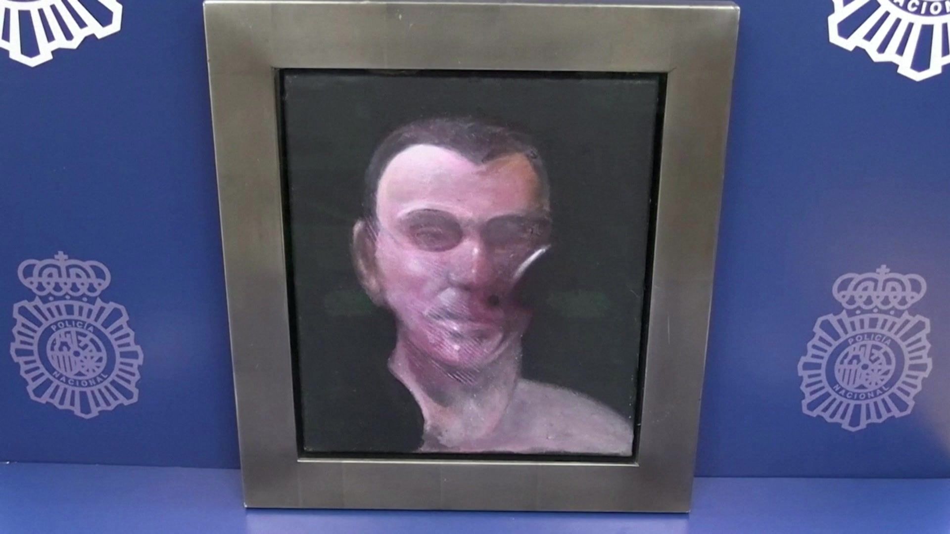 Stolen €5m Francis Bacon painting recovered by police in Spain