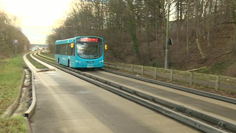 Pedestrian in 70s dies in Luton guided busway collision