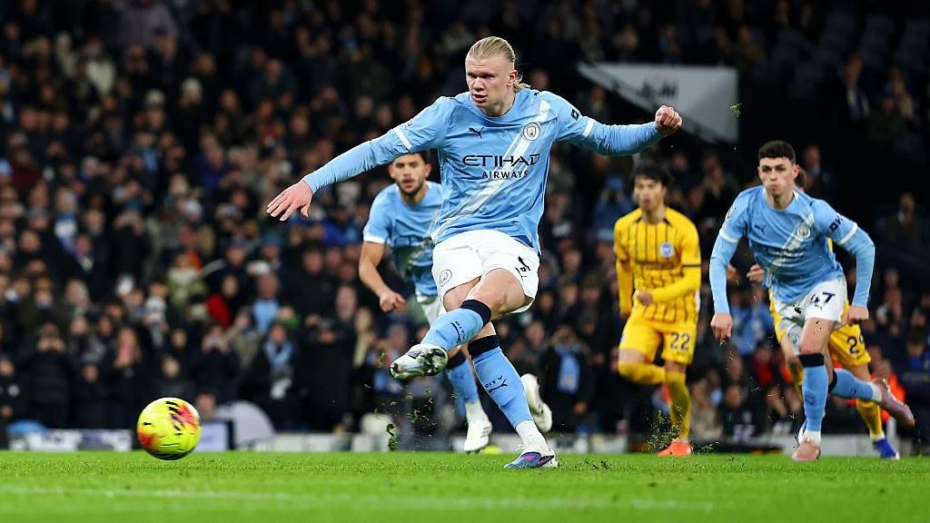 Man City 1-1 Brighton: Erling Haaland scores 150th goal for club - BBC Sport