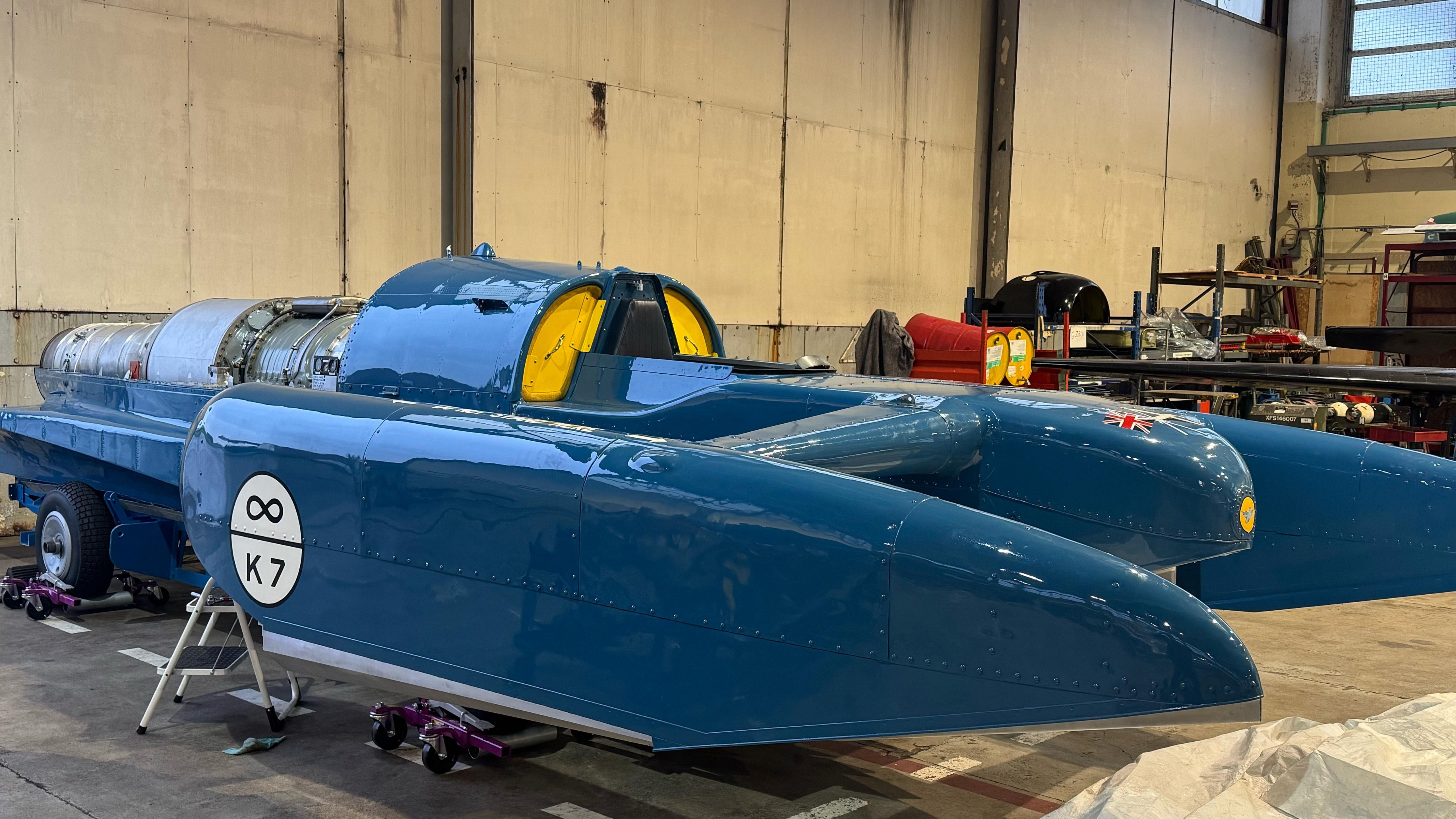 Campbell's Bluebird gets engine ahead of Coniston Lake District