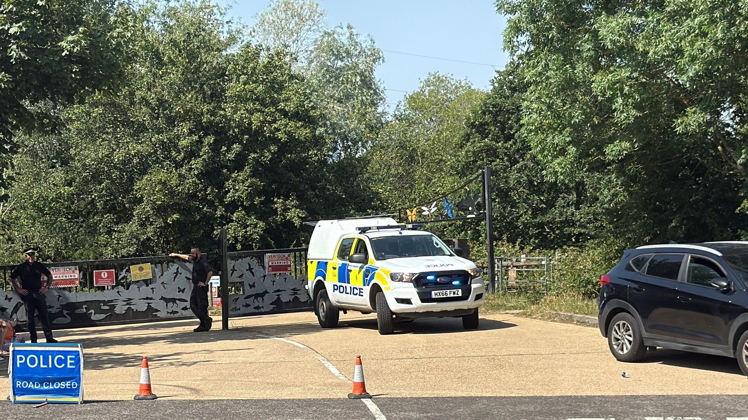 Boy, 15, missing after swimming in Hampshire lake