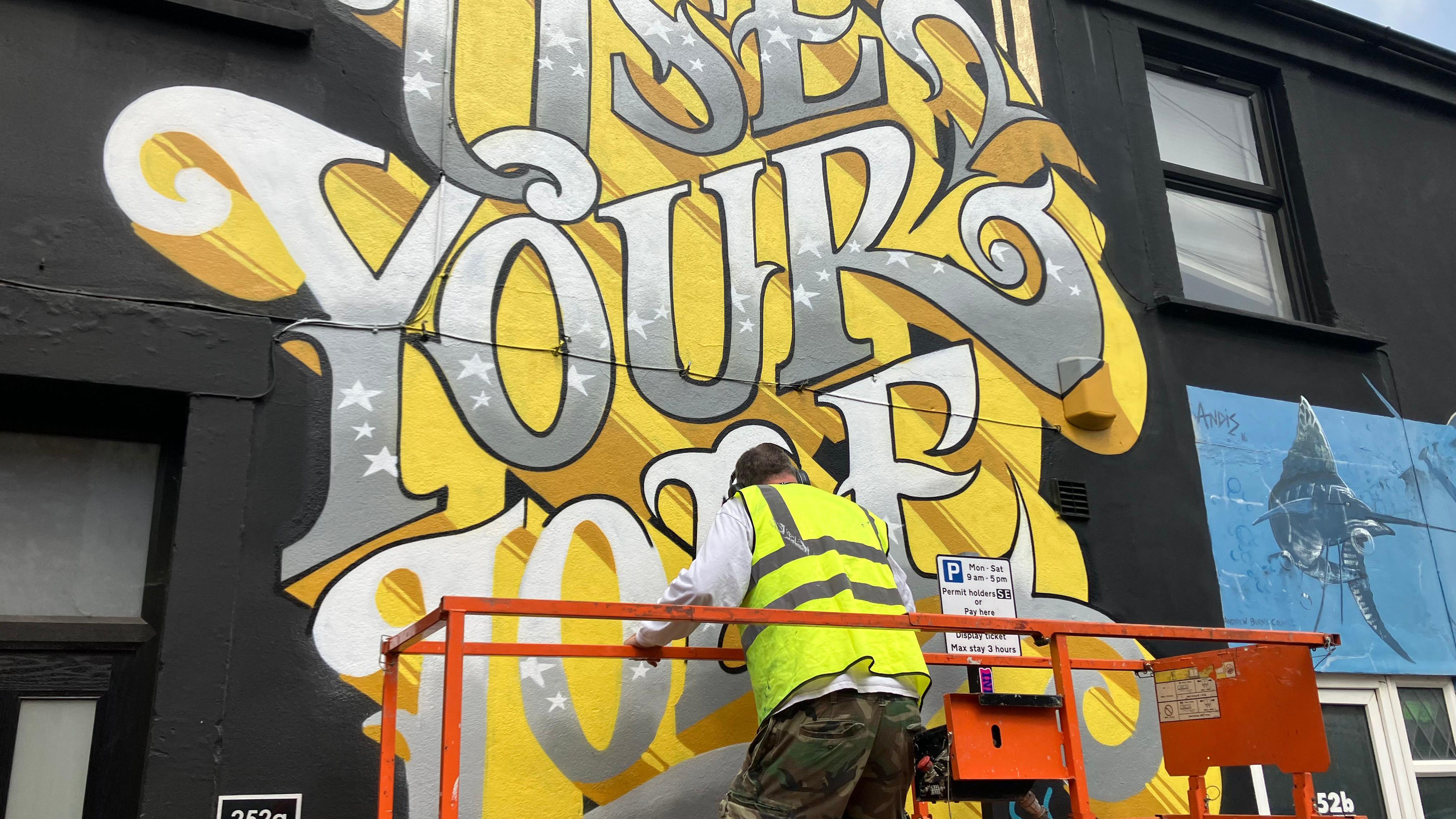 Artists gather at Bristol's Tobacco Factory for day one of Upfest