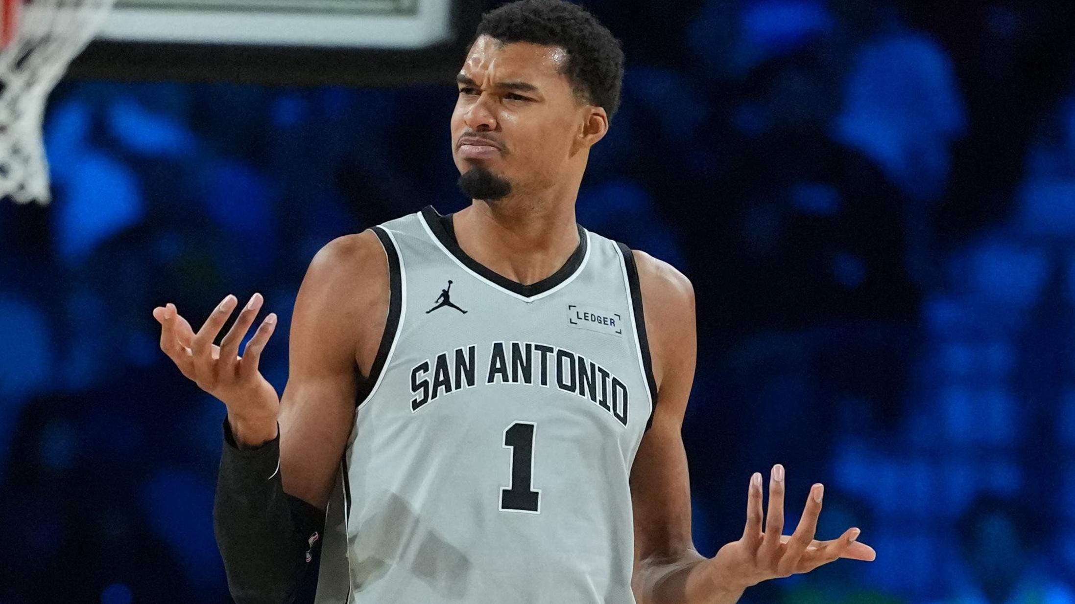 NBA San Antonio Spurs Wembanyama ジャージ NBA San Antonio Spurs Wembanyama ジャージ San Antonio Spurs Men's