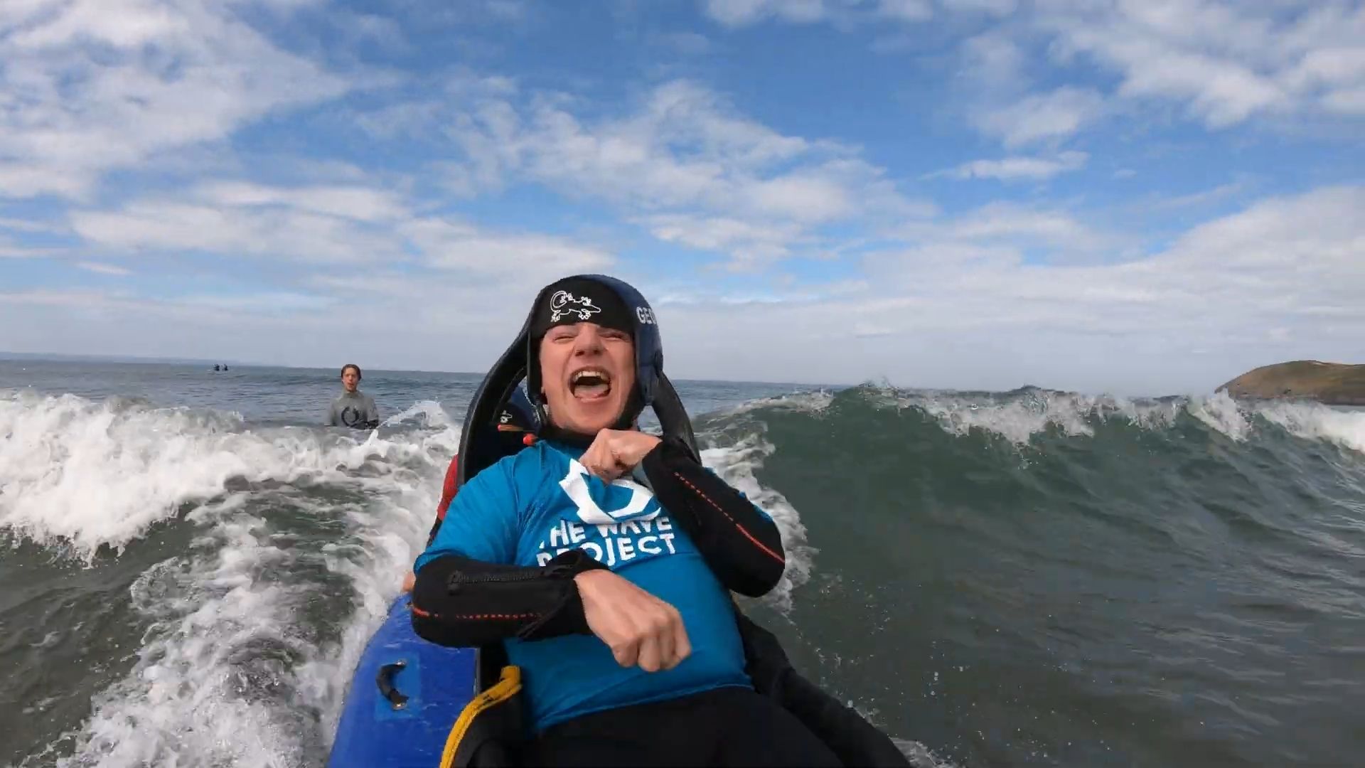 George inspires charity to help others hit the surf in Devon - BBC