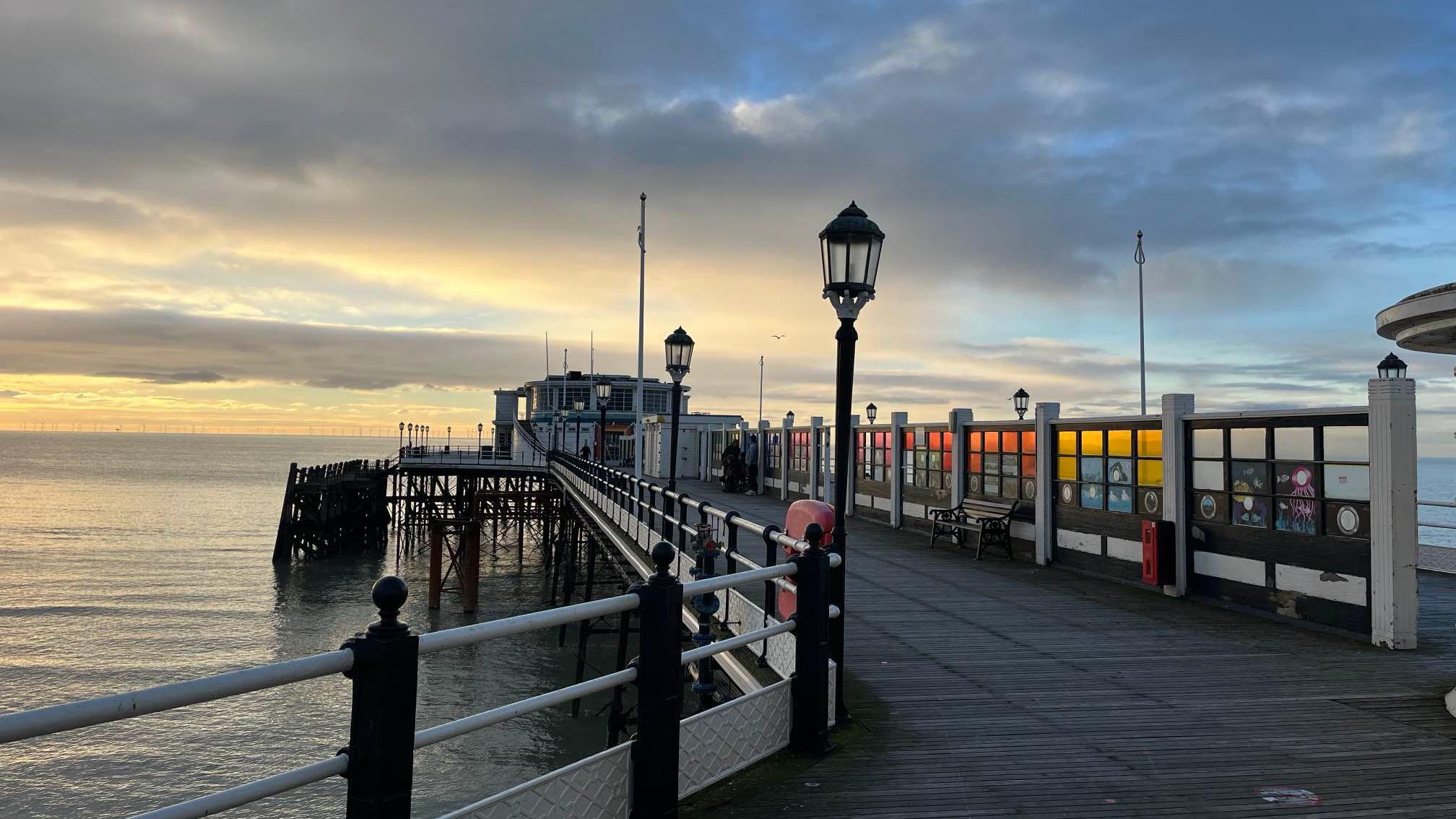 Worthing: Storm-damaged pier reopens after two months