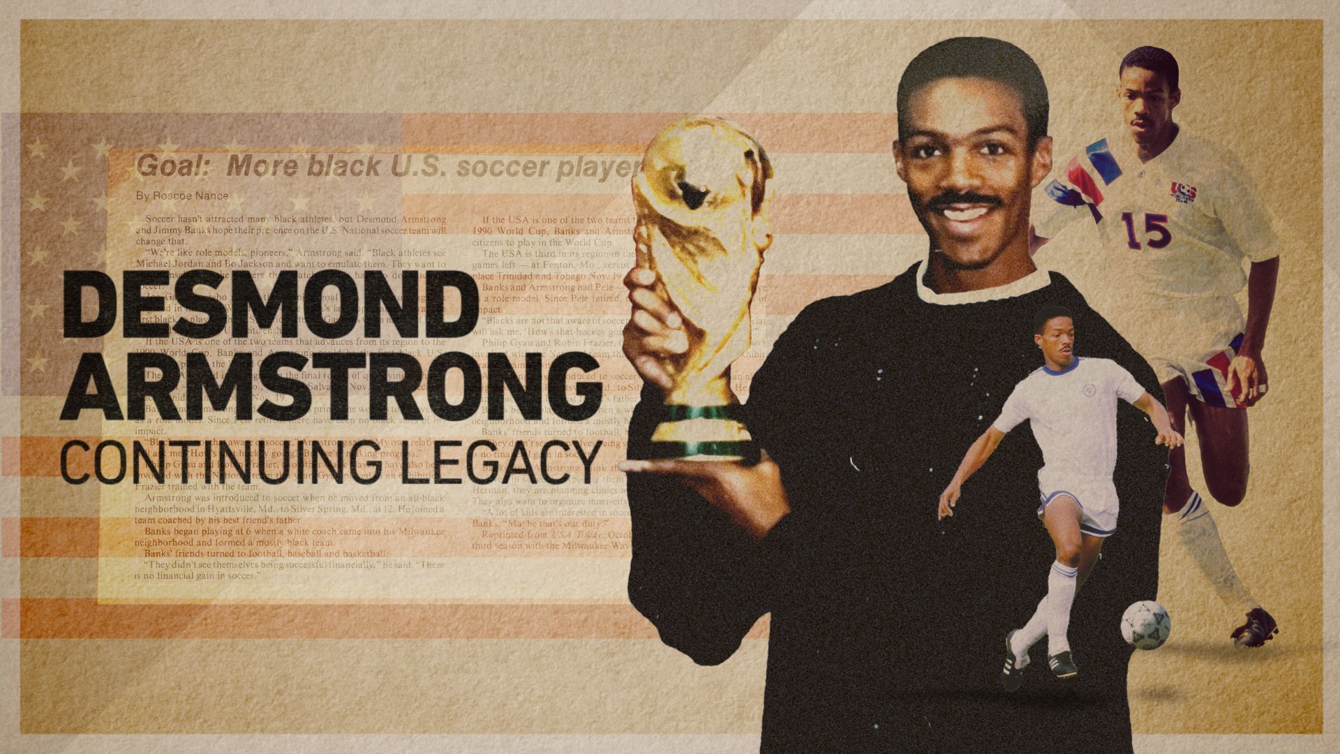 Italia 90 US hero inspiring a new Premier League generation