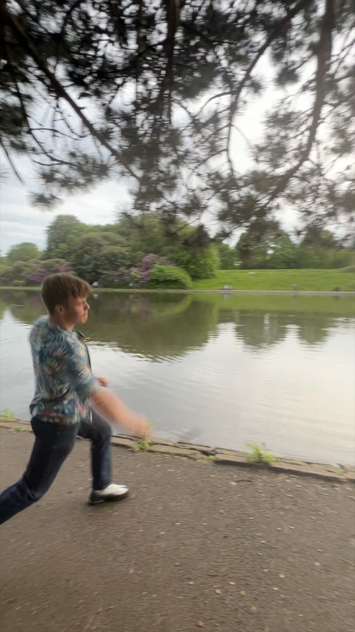Stone skimmers draw crowds in Liverpool parks
