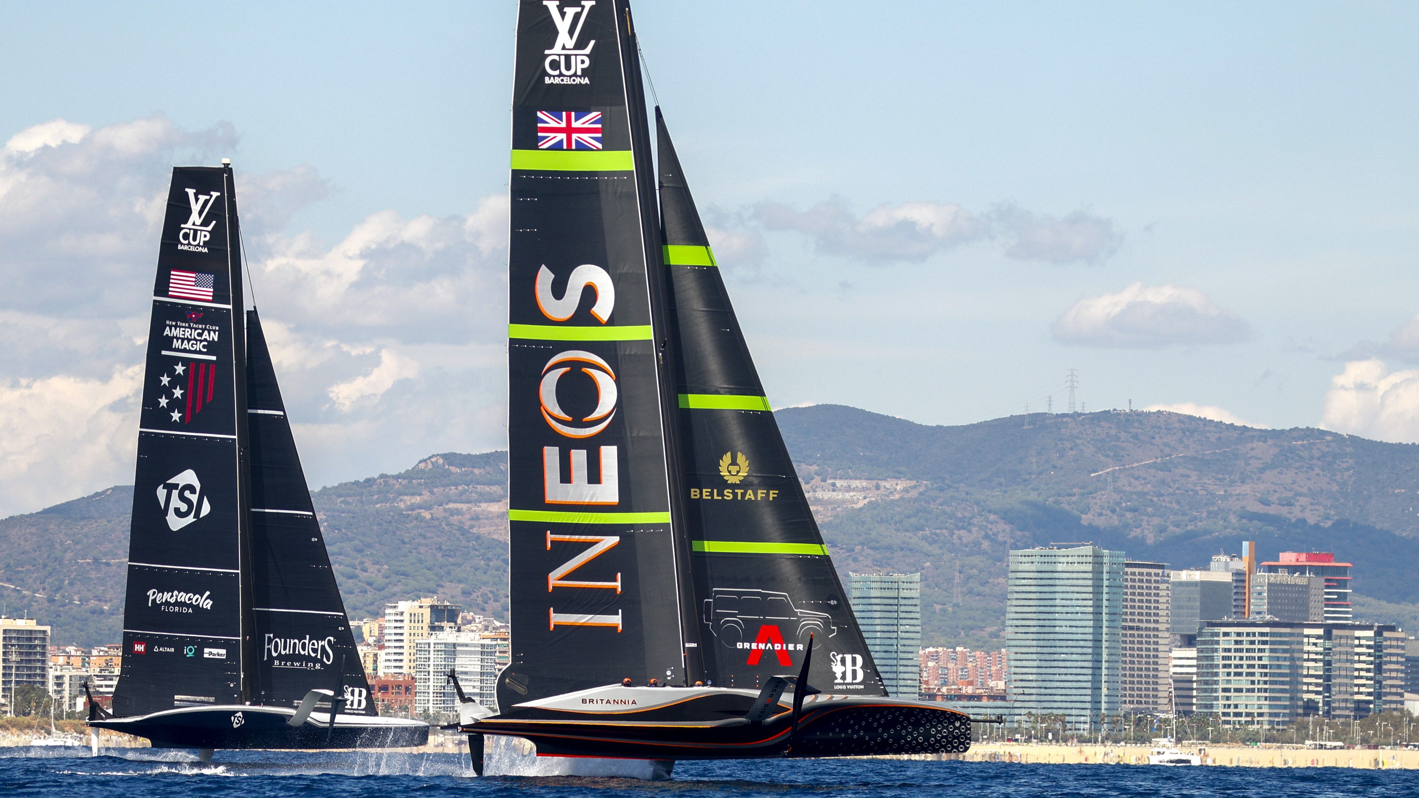 America's Cup: Ainslie's Ineos Britannia reach next round of Louis