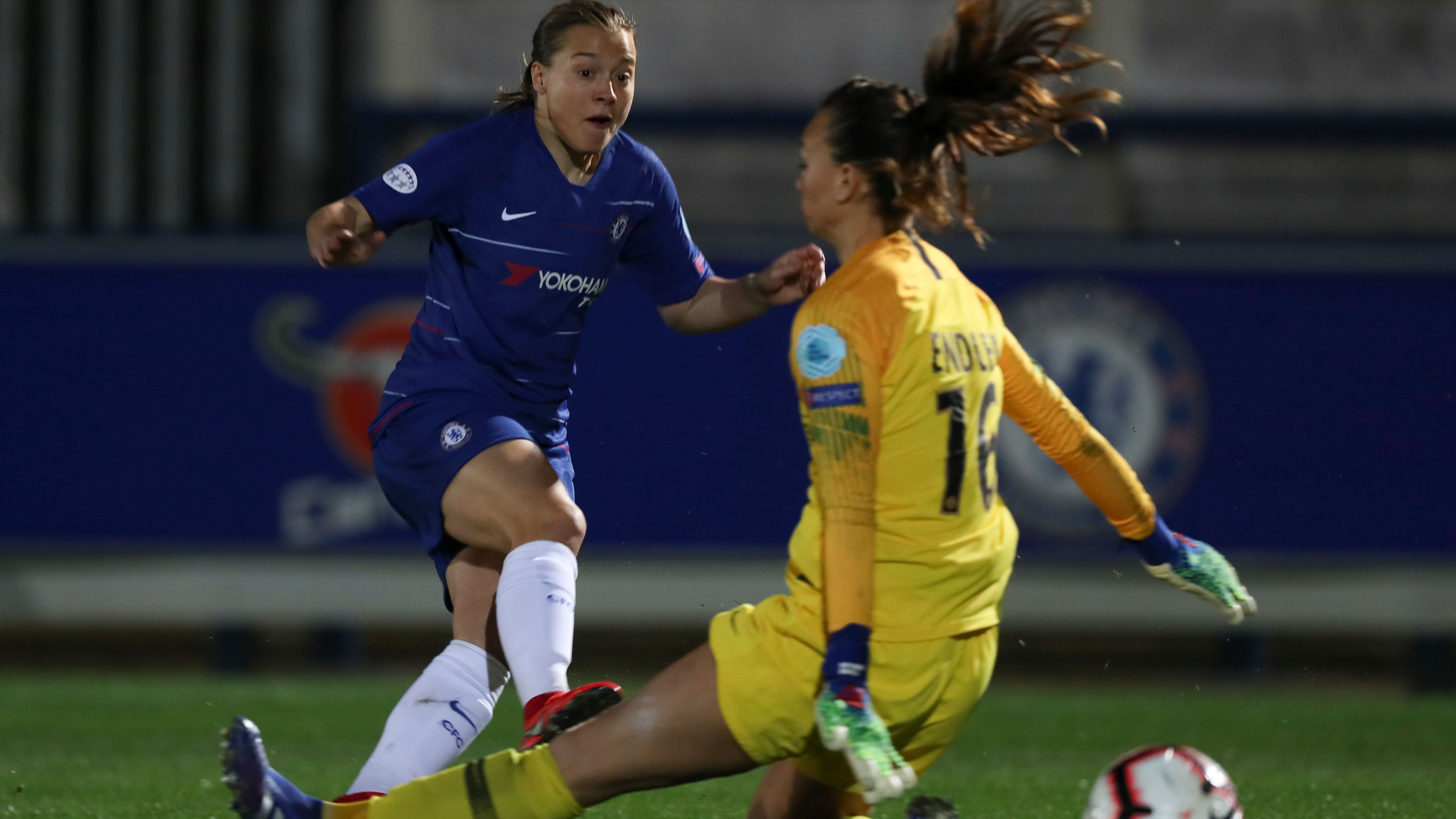 Image result for chelsea 2-0 psg women's champions league 2019 getty