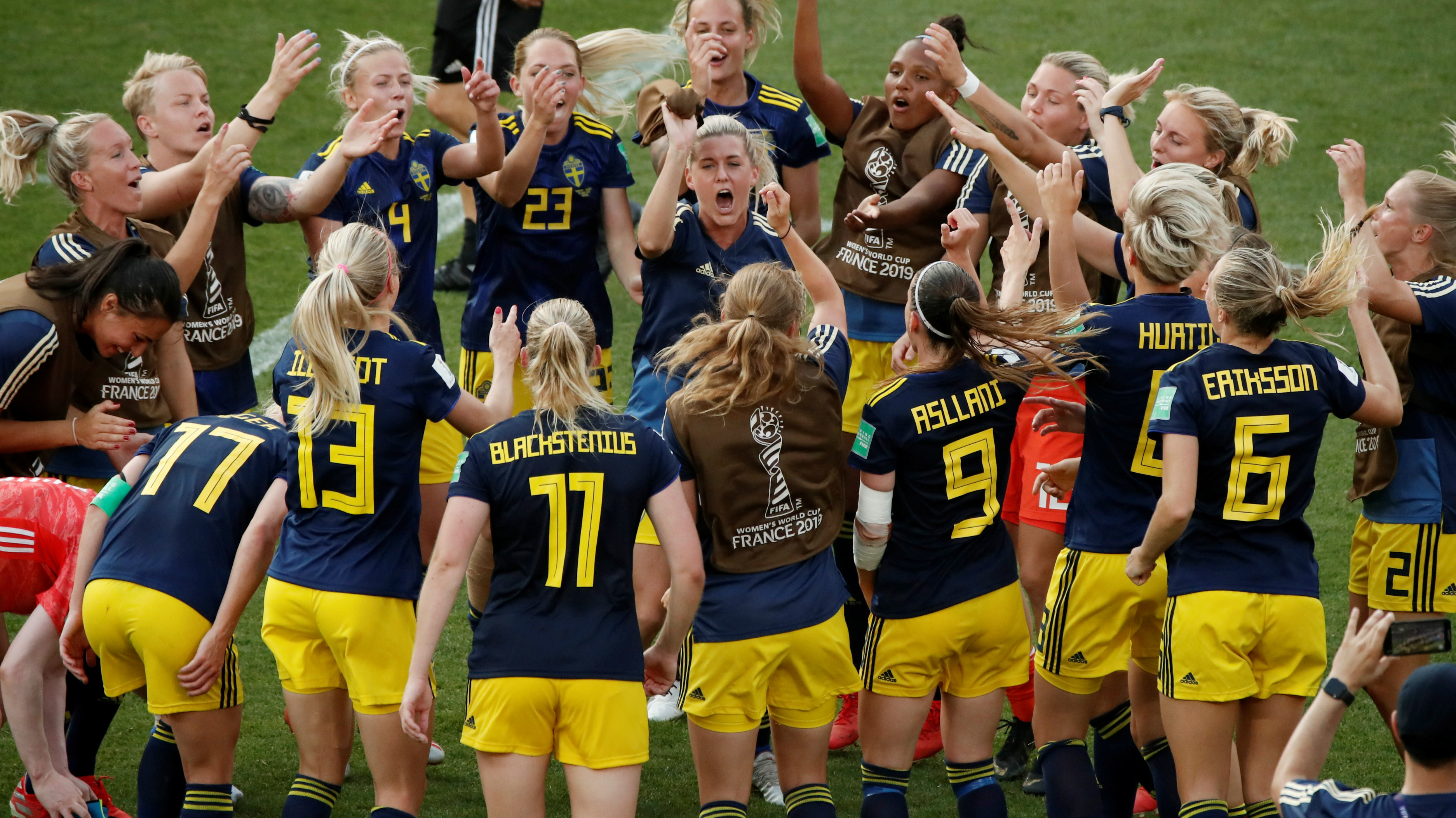 sweden women's world cup jersey