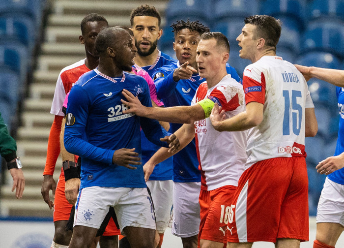 Rangers 0-2 Slavia Prague (1-3 agg): Steven Gerrard's side have two men  sent off in exit - BBC Sport